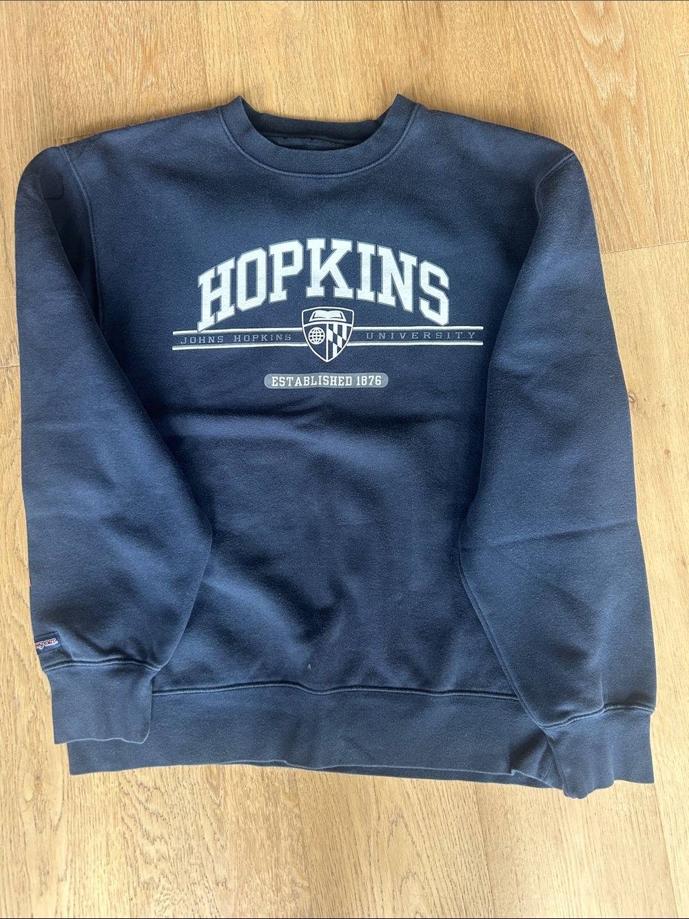 John’s Hopkins University Navy Blue Crewneck Sweatshirt